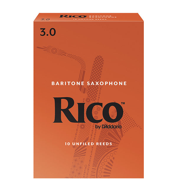 Rico Orange Box Reeds Baritone Saxophone - Box of 10