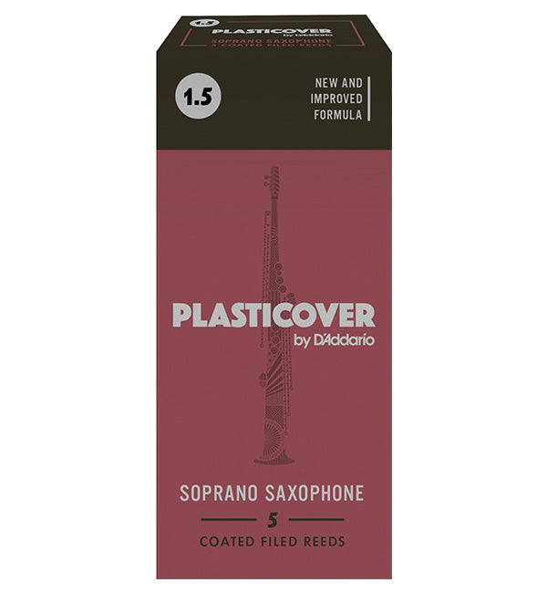 D'Addario Plasticover Reeds Soprano Saxophone - Box of 5