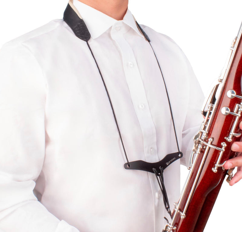 Protec Less-Stress Bassoon Neck Strap - Leather