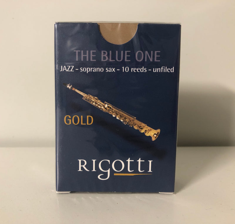 Rigotti Gold Jazz Reeds Soprano Saxophone - Box of 10