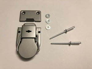 BAM Case Replacement Latch Kit - Metal / Silver