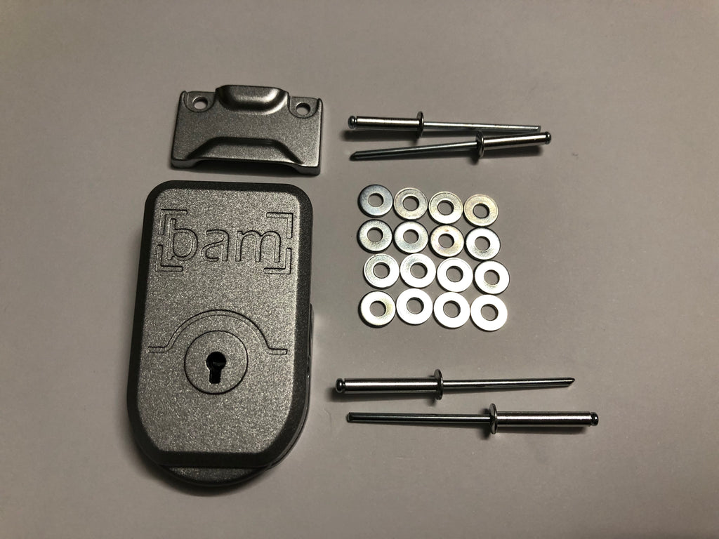 BAM Case Replacement Latch Kit - Polycarbonate / Silver