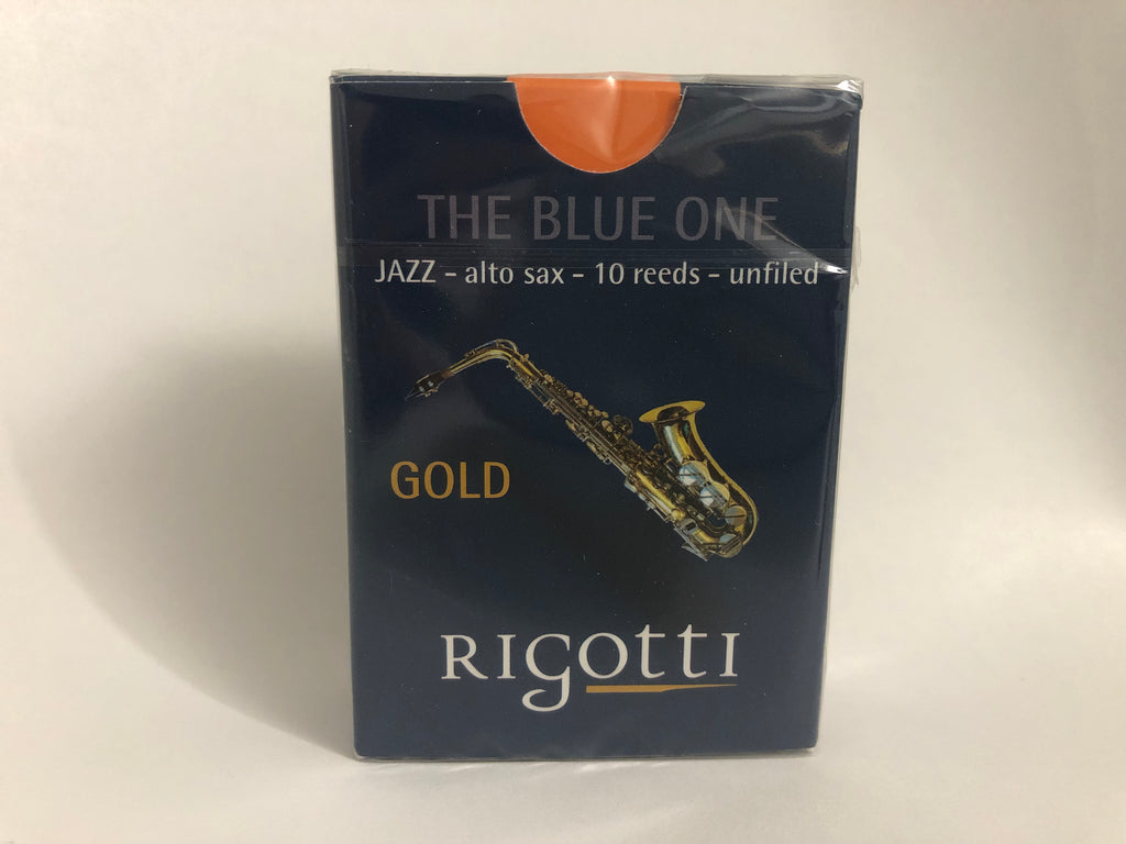 Rigotti Gold Jazz Reeds Alto Saxophone - Box of 10