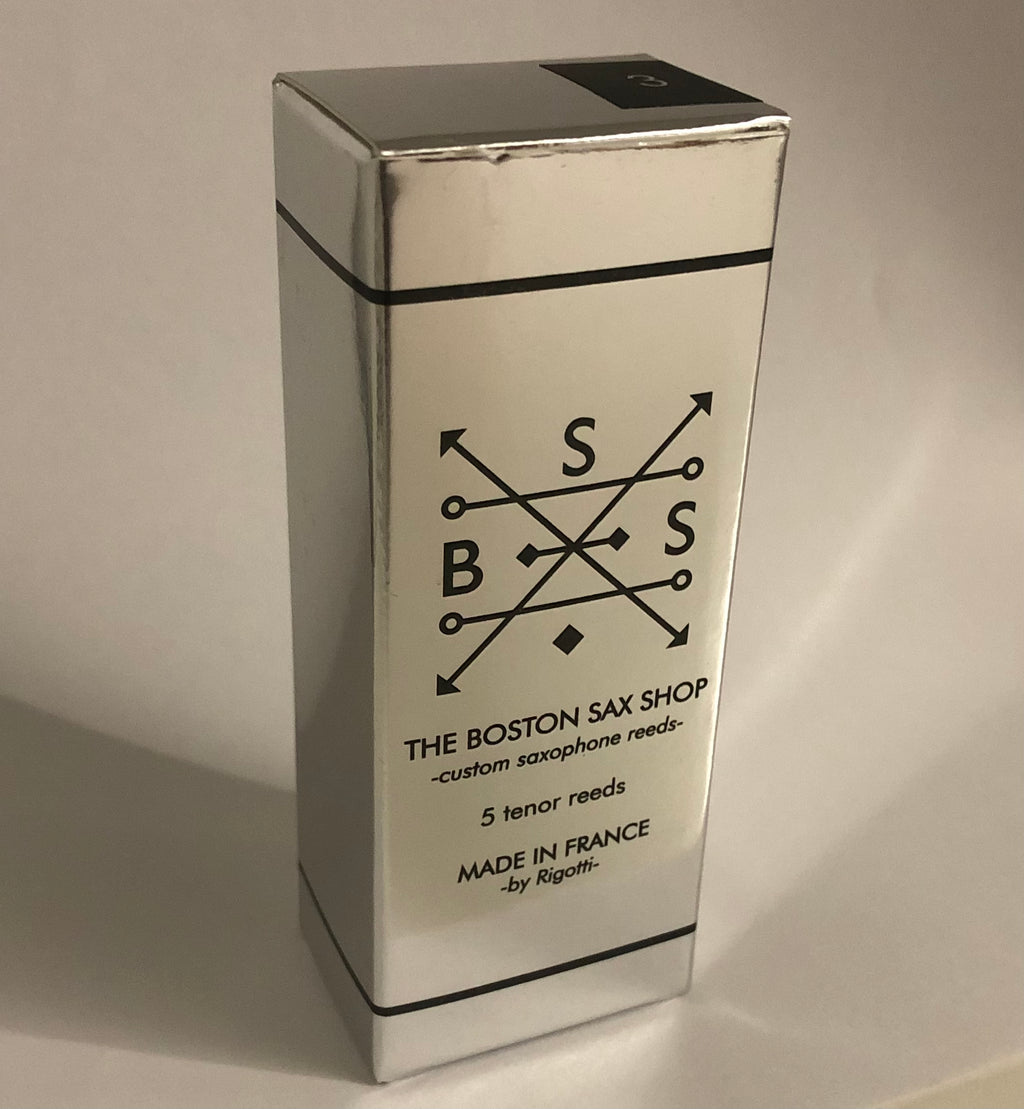Boston Sax Shop Reeds Silver Label Tenor Saxophone - Box of 5