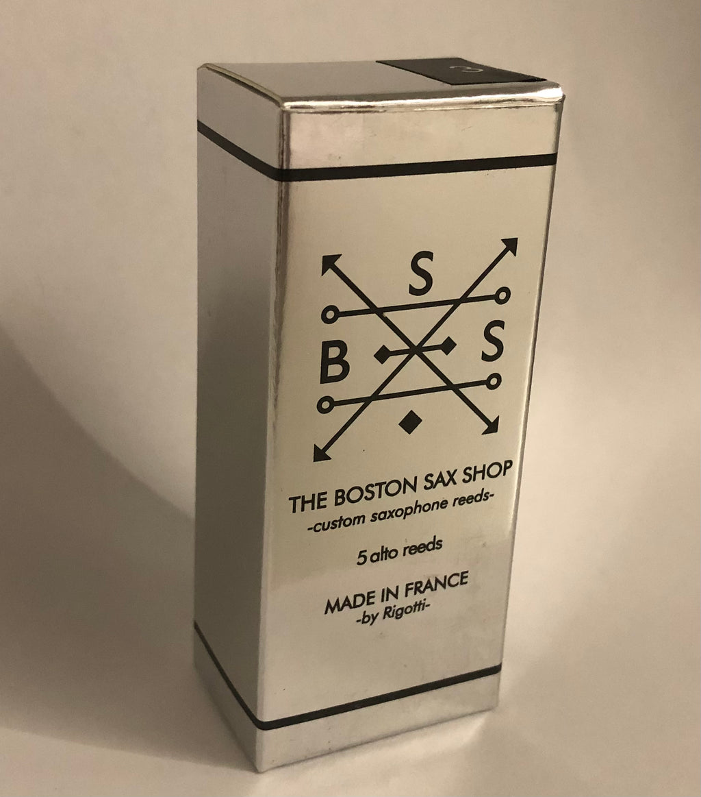 Boston Sax Shop Reeds Silver Label Alto Saxophone - Box of 5