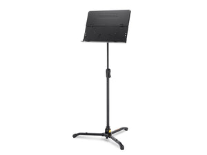 Hercules Orchestra Music Stand - Foldable Desk w/ Instrument Peg Holes