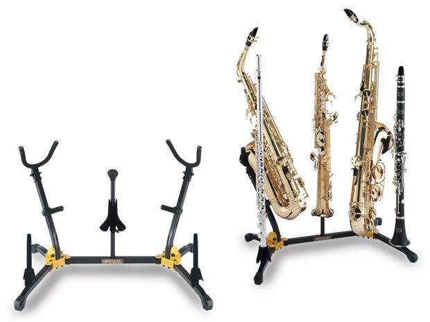 Hercules Dual Saxophone / Flute / Clarinet Stand