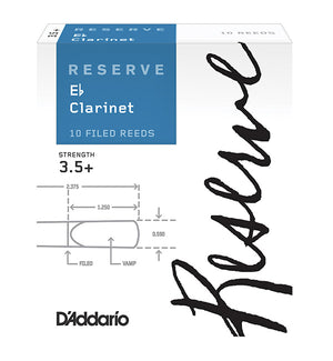 D'Addario Reserve Reeds Eb Clarinet - Box of 10