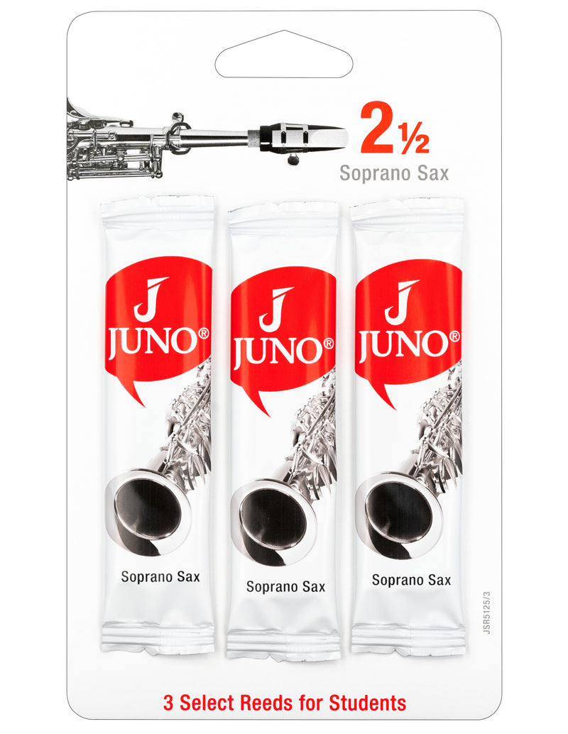 Vandoren Juno Reeds Soprano Saxophone - 3 Pack