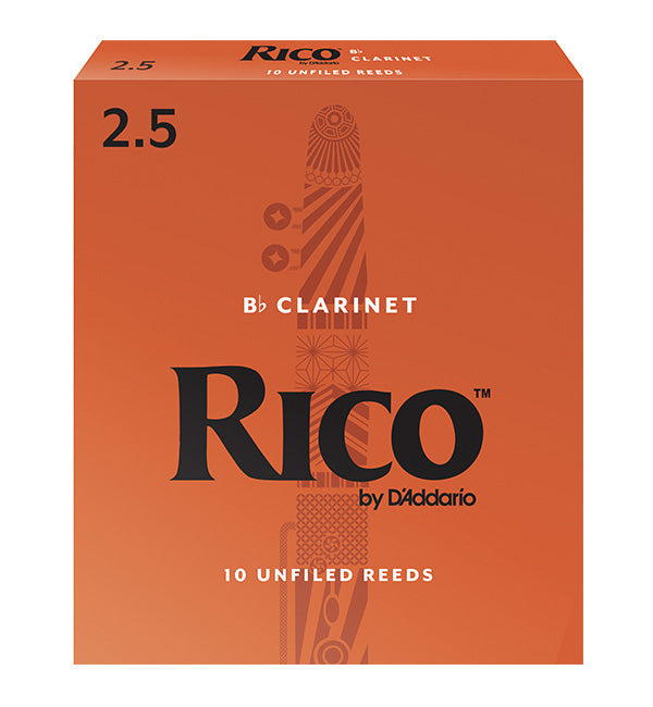 Rico Orange Box Reeds Bb Clarinet - Box of 10