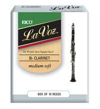 La Voz Reeds Bb Clarinet - Box of 10