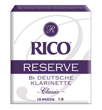 Rico Reserve Classic Reeds German Bb Clarinet - Box of 10