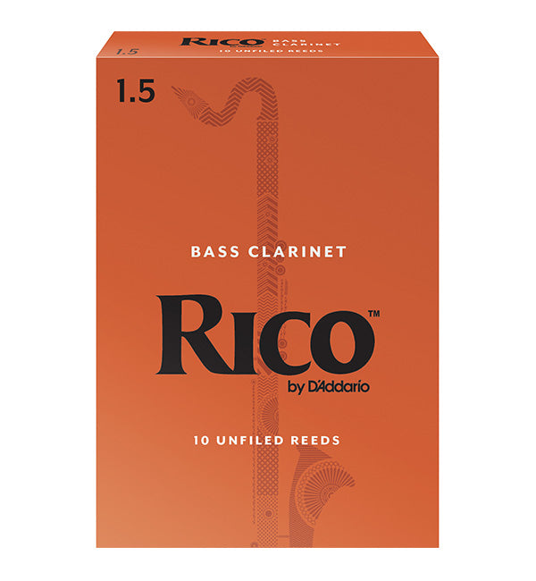 Rico Orange Box Reeds Bass Clarinet - Box of 10
