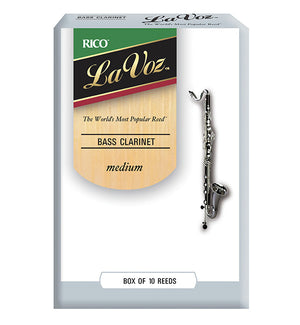 La Voz Reeds Bass Clarinet - Box of 10