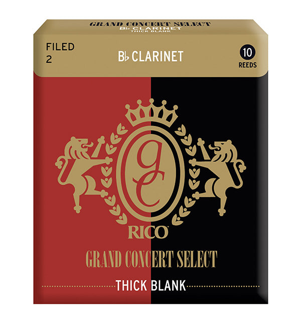 Grand Concert Select Thick Blank Reeds Bb Clarinet - Box of 10