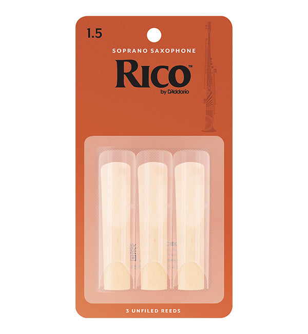 Rico Orange Box Reeds Soprano Saxophone - 3 Pack