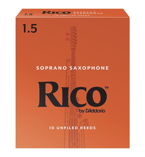 Rico Orange Box Reeds Soprano Saxophone - Box of 10