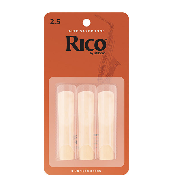 Rico Orange Box Reeds Alto Saxophone - 3 Pack