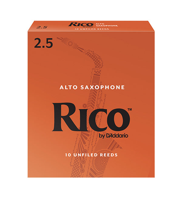 Rico Orange Box Reeds Alto Saxophone - Box of 10
