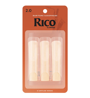 Rico Orange Box Reeds Baritone Saxophone - 3 Pack