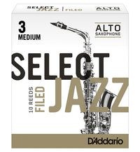 D'Addario Select Jazz Filed Reeds Alto Saxophone - Box of 10