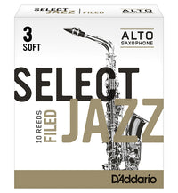 D'Addario Select Jazz Filed Reeds Alto Saxophone - Box of 10