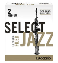 D'Addario Select Jazz Filed Reeds Soprano Saxophone - Box of 10