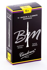 Vandoren Black Masters Traditional Reeds Bb Clarinet - Box of 10