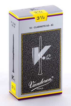 Vandoren V12 Reeds Bb Clarinet - Box of 10