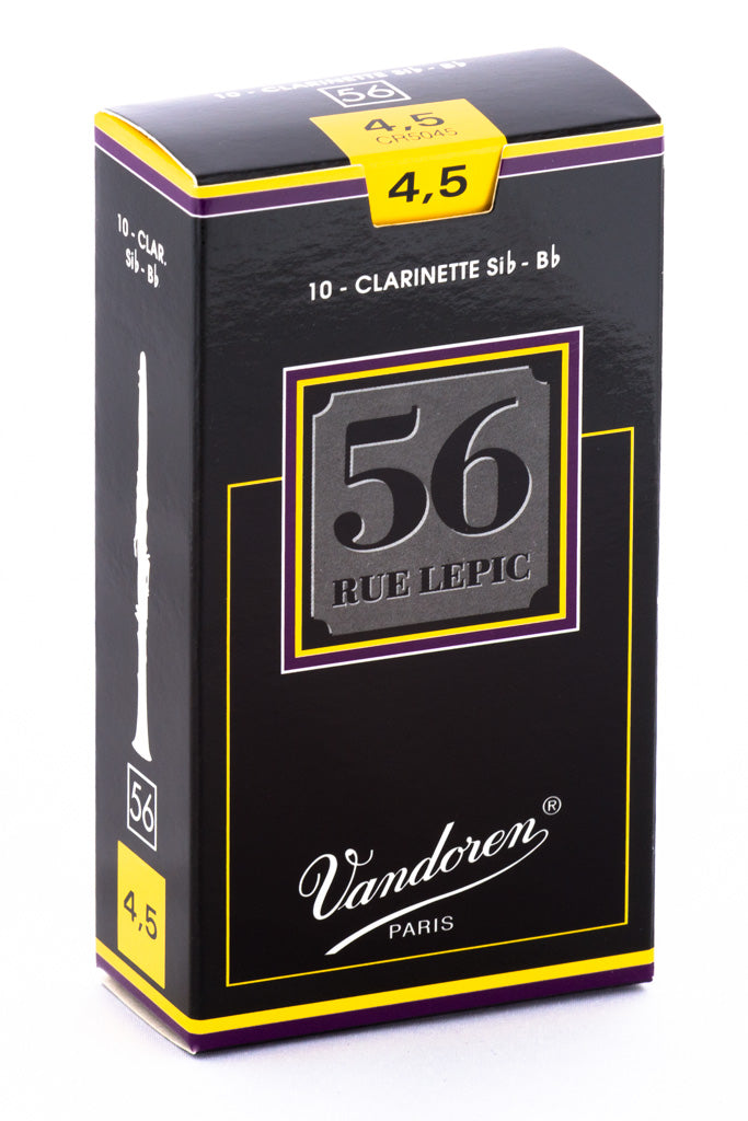 Vandoren 56 Rue Lepic Reeds Bb Clarinet - Box of 10