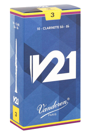 Vandoren V21 Reeds Bb Clarinet - Box of 10