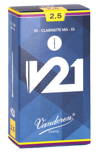 Vandoren V21 Reeds Eb Clarinet - Box of 10