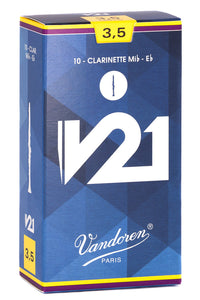 Vandoren V21 Reeds Eb Clarinet - Box of 10
