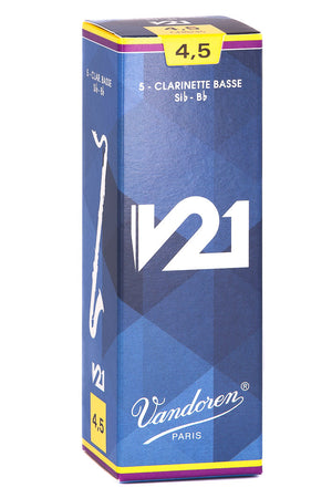 Vandoren V21 Reeds Bass Clarinet - Box of 5