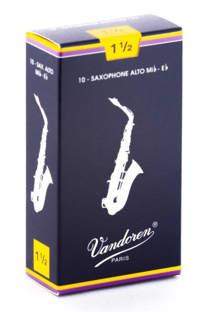 Vandoren Traditional Reeds Alto Saxophone - Box of 10