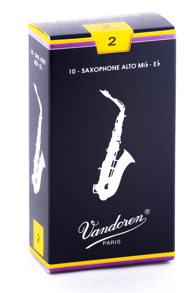 Vandoren Traditional Reeds Alto Saxophone - Box of 10 – Jam