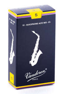 Vandoren Traditional Reeds Alto Saxophone - Box of 10