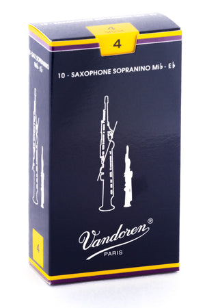 Vandoren Traditional Reeds Sopranino Saxophone - Box of 10