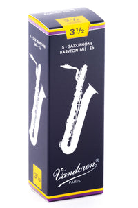 Vandoren Traditional Reeds Baritone Saxophone - Box of 5