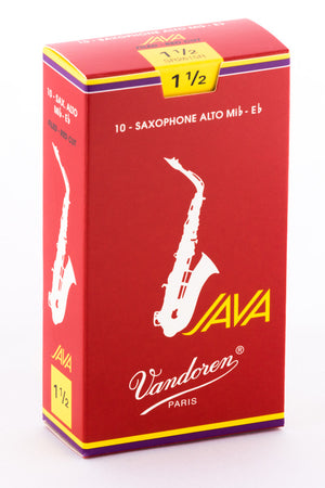 Vandoren JAVA RED Reeds Alto Saxophone - Box of 10