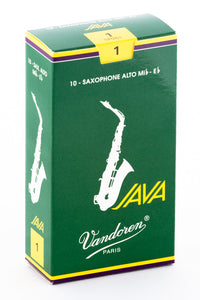 Vandoren JAVA Reeds Alto Saxophone - Box of 10