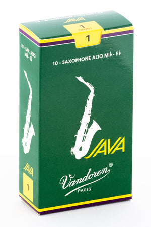Vandoren JAVA Reeds Alto Saxophone - Box of 10