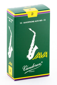 Vandoren JAVA Reeds Alto Saxophone - Box of 10