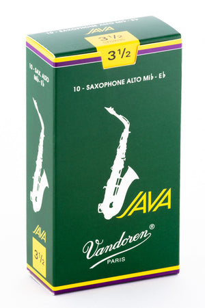 Vandoren JAVA Reeds Alto Saxophone - Box of 10
