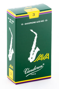 Vandoren JAVA Reeds Alto Saxophone - Box of 10