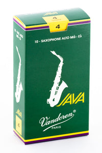 Vandoren JAVA Reeds Alto Saxophone - Box of 10