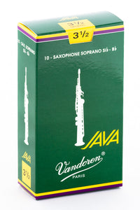 Vandoren JAVA Reeds Soprano Saxophone - Box of 10