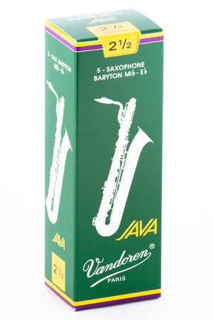 Vandoren JAVA Reeds Baritone Saxophone - Box of 5