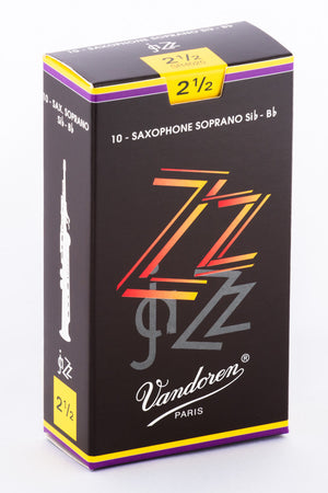 Vandoren ZZ Jazz Reeds Soprano Saxophone - Box of 10
