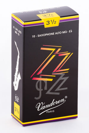 Vandoren ZZ Jazz Reeds Alto Saxophone - Box of 10